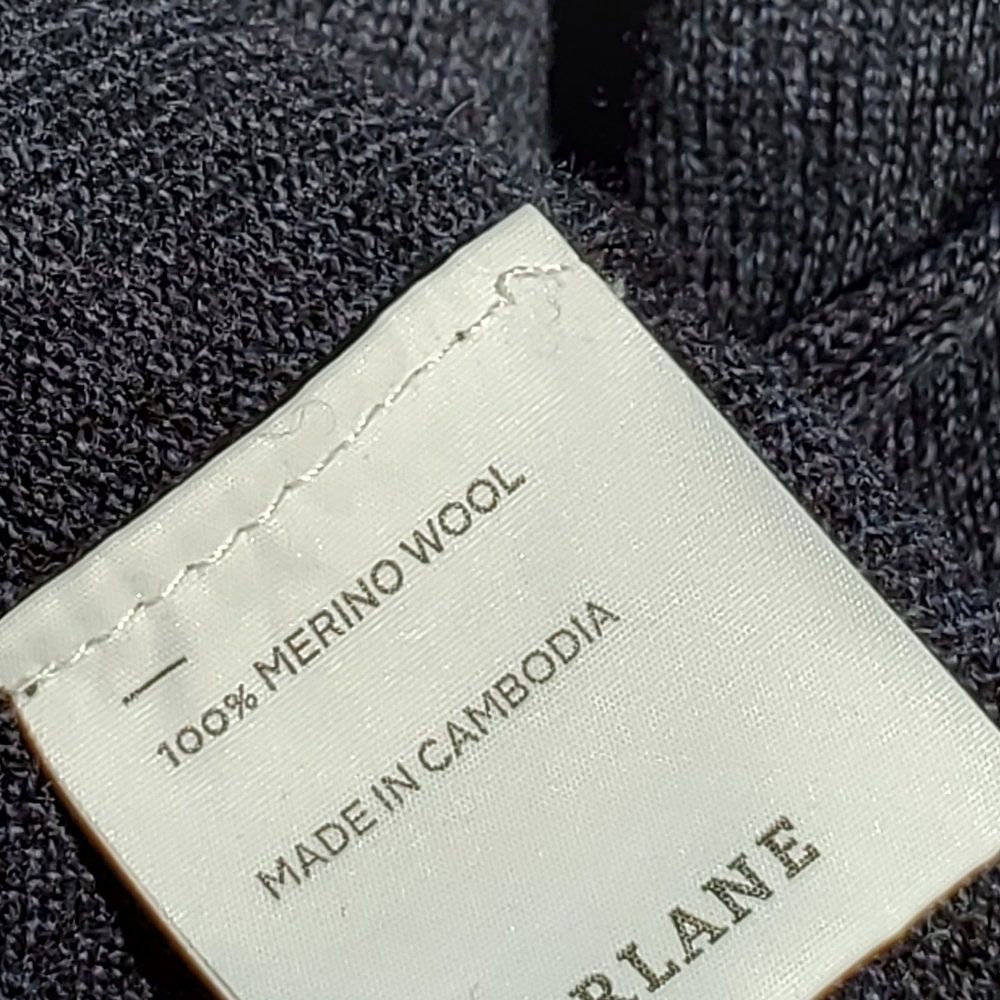 Mens merinowool navy sweater szXL - Picture 4 of 4